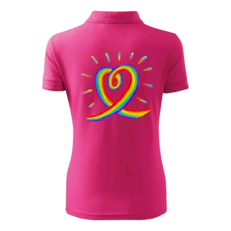 Srdce pride dúha kreslená