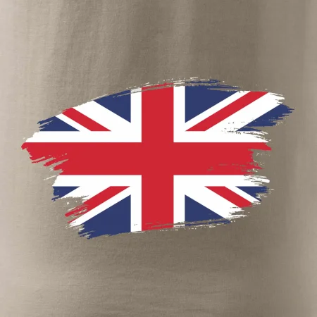 Britská vlajka roztrhaná
