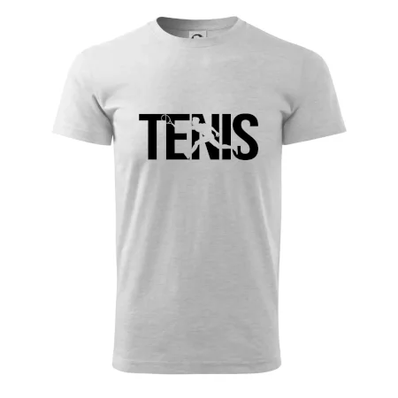 Tenis nápis silueta