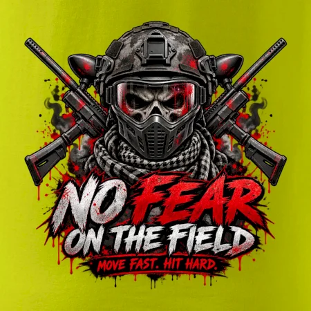 Lebka bojovníka – No Fear paintball