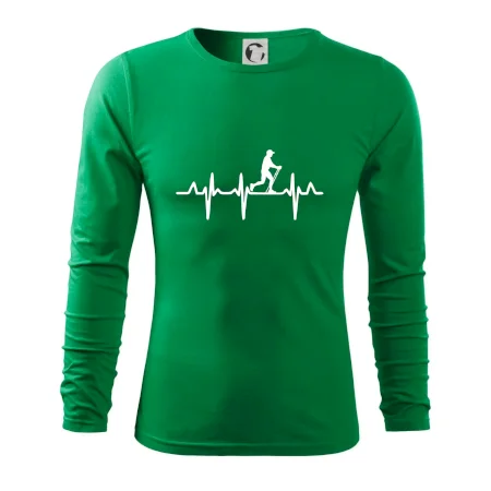 EKG nordic walking muž