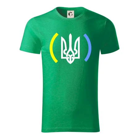 Ukrajina trojzubec s farbami