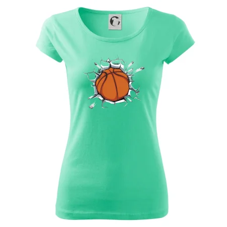Basketbal lopta v triku
