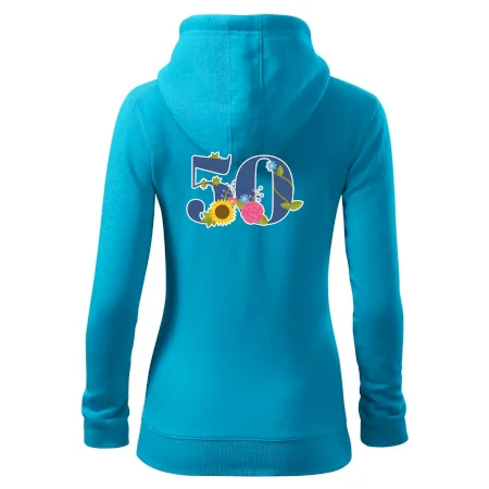 Kvetinové číslo kreslené - 50