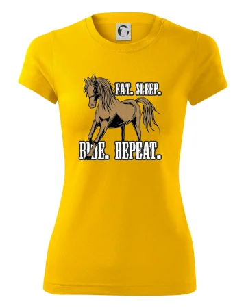 Eat Sleep Ride Repeat Western