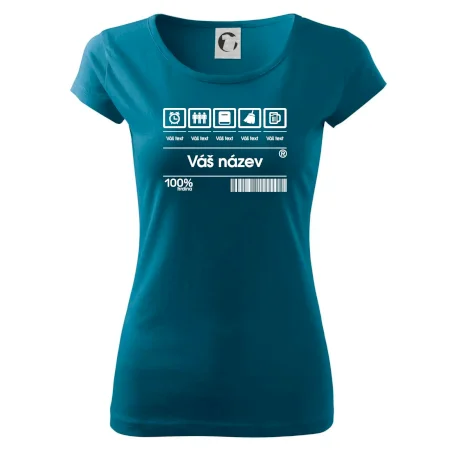 Čárový kód - Vlastní text