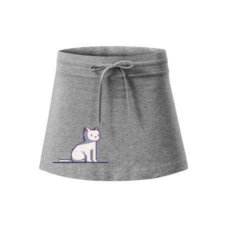 Mačka biela pixel