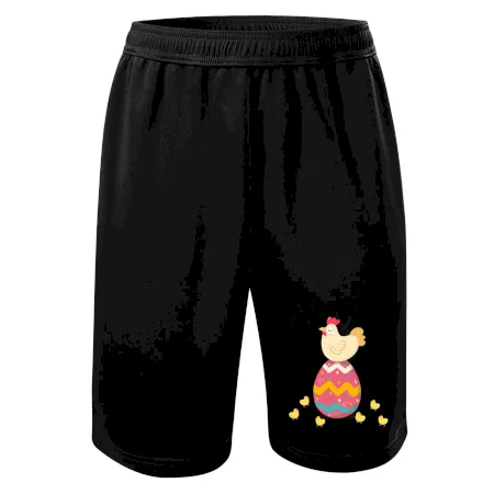 Sliepka sediaca na veľkonočnom vajci