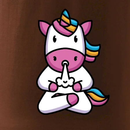 Yoga fučiaci jednorožec