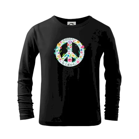 Peace and love symbol