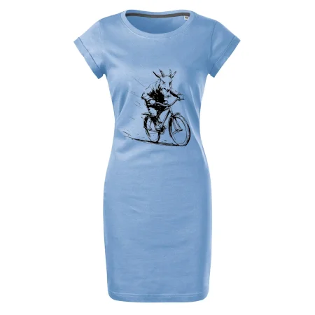 Drsný cap na bicykli