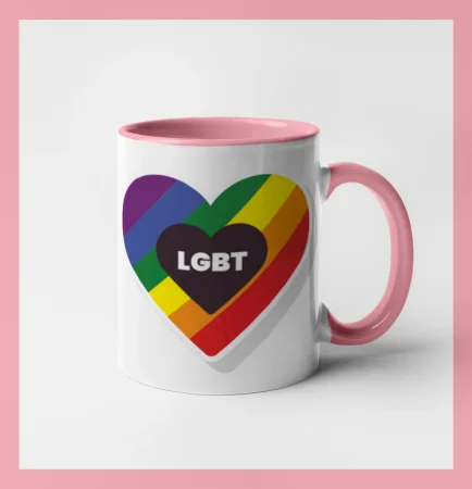 LGBT srdce dúhové