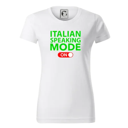 Italian speaking mode - ON