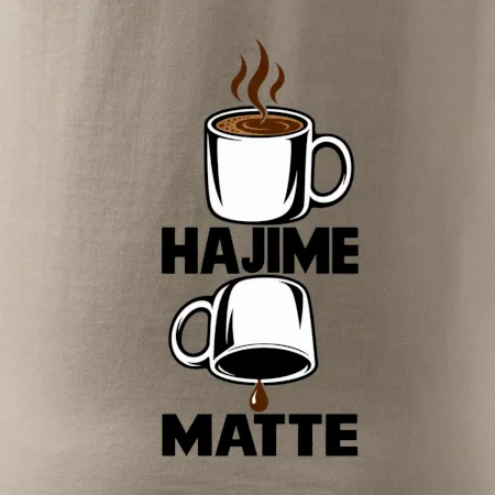 Hajime matte káva judo