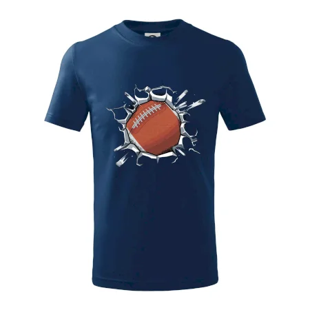 Americký futbal lopta v triku