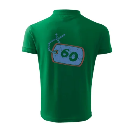 60 na krku štítok