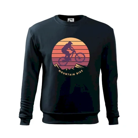 MTB farebný bicykel západ slnka