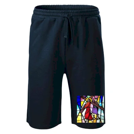 Vitráž - Ježiš a kríž