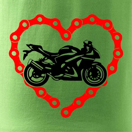 Moto srdce reťaz - cestná
