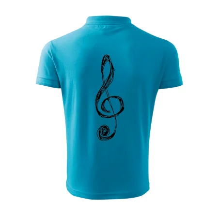 Husľový kľúč kreslený