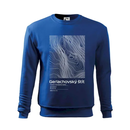 Gerlachovský štít - vrstevnice v obdĺžniku