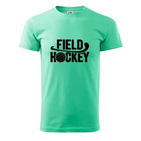 Field hockey loptička a nápis