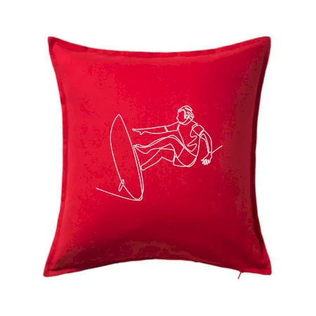 Surfer na vlne jedným ťahom