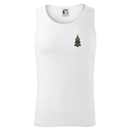 Folklór na prsníku vianočný stromček