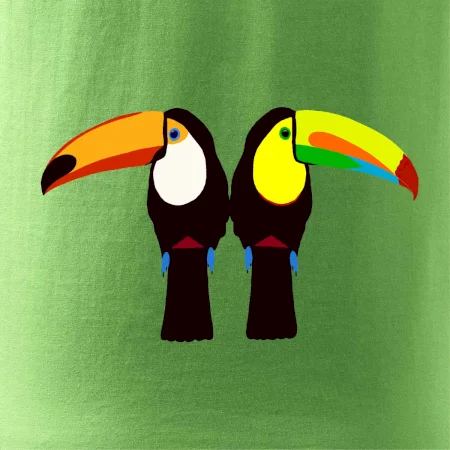 Dva barevní tukani (Moňas)