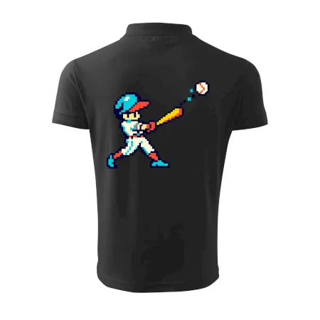Baseballový hráč pixel art