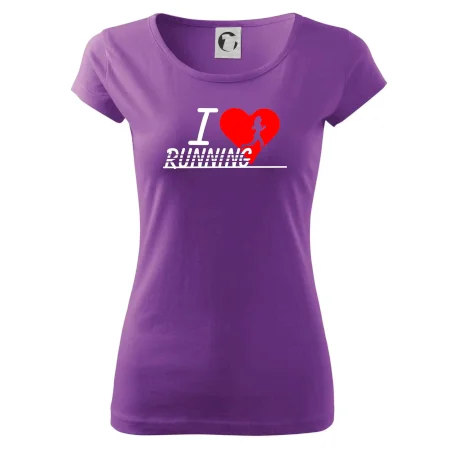 I love running dievča