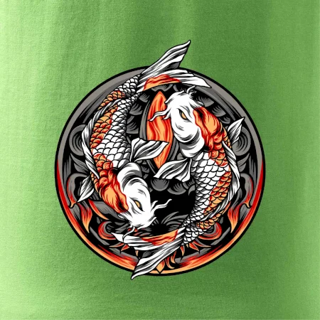 Yin & Yang Koi kapor - oranžový