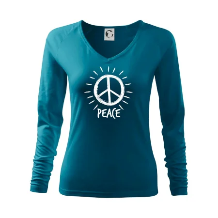 Peace symbol čiernobiely