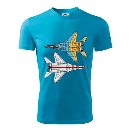 Mig 29 Fulcrum zo spoda a zo shora