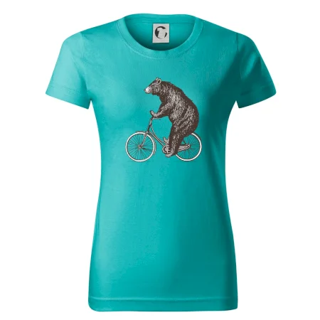 Medveď na bicykli