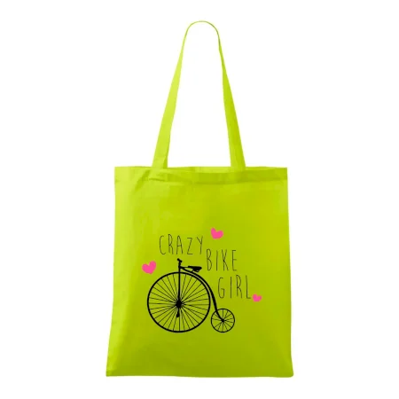 Crazy bike girl