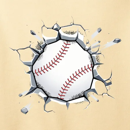 Baseball lopta v triku