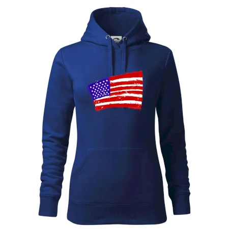 Americká vlajka ohnutá