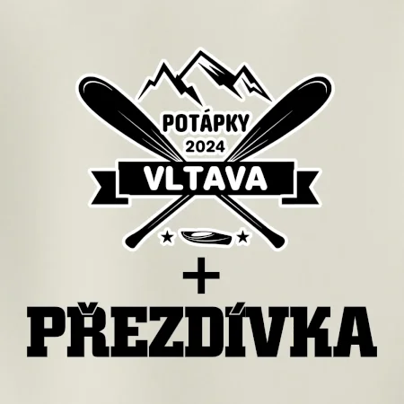 K vode - pádla hory (vlastný nápis)