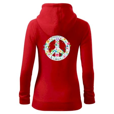 Peace and love symbol