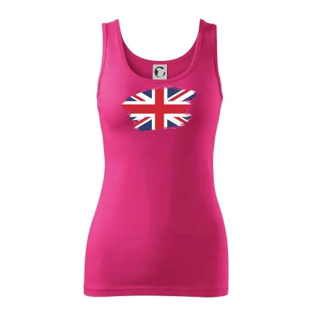 Britská vlajka roztrhaná