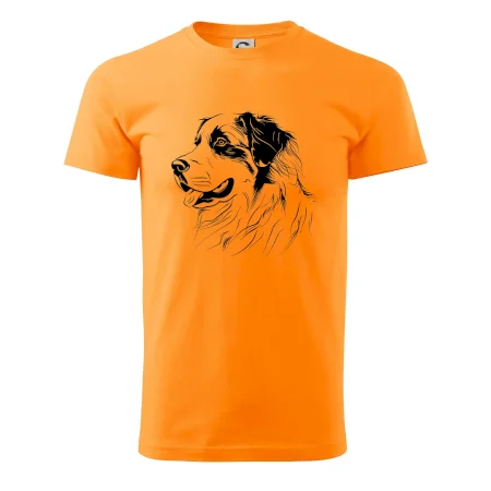 Bernský salašnícky pes čierna kresba