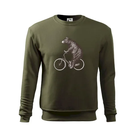 Medveď na bicykli