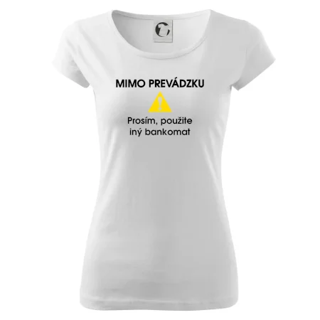 Mimo prevádzku prosím, použite iný bankomat