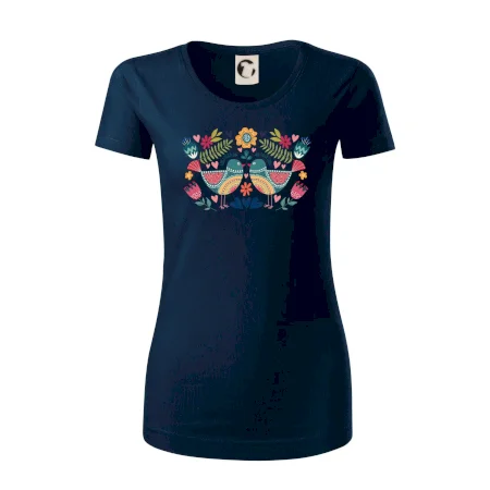 Folklór - dva farebné vtáčiky