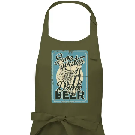 Save water drink beer poster