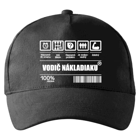 Čiarový kód - Vodič nákladiaku