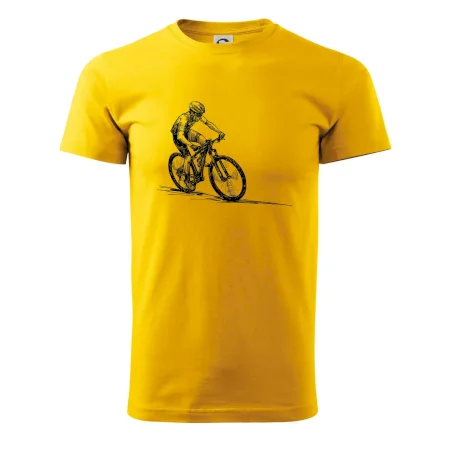 MTB kreslený cyklista