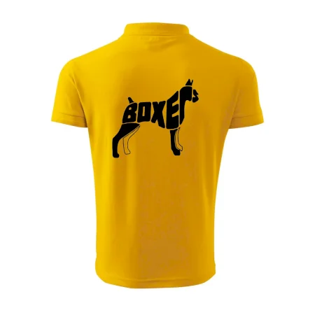 Boxer nápis v tele