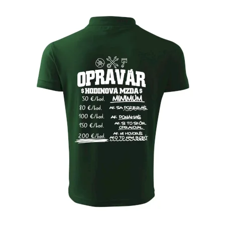 Hodinová mzda - opravár